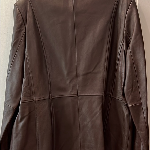 Wilson’s Leather chocolate brown jacket/blazer in great condition! Women’s sz XL - Picture 5 of 7